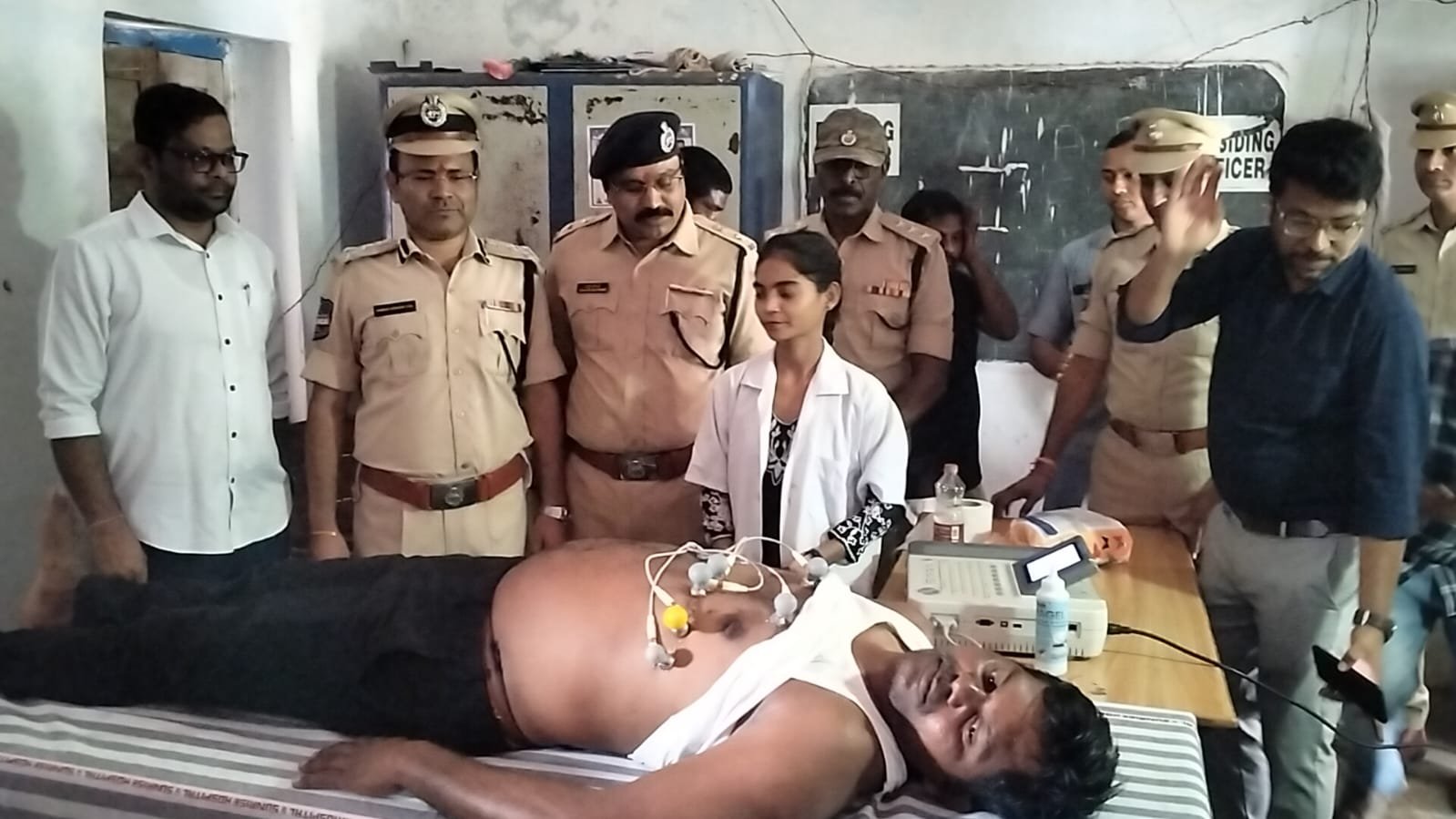 Free medical camp at Mancherial