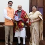 Dr. Vakulabharanam Krishna Mohan with PM Narendra Modi