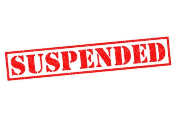 Suspended