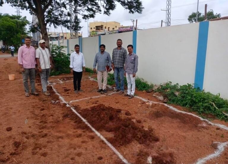 Toilet construction in Choppadandi Govt. School with the intiative taken by Bandi Sanjay