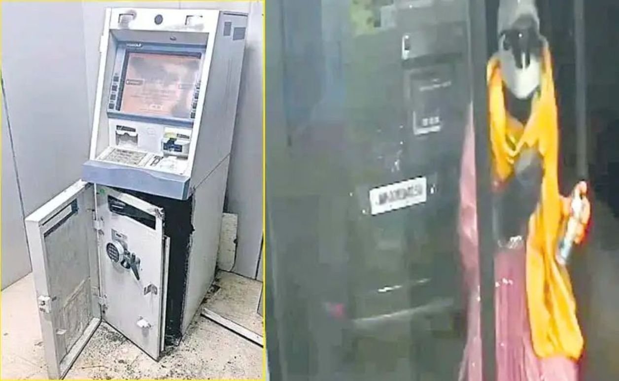 ATMs robbed in Karimnagar