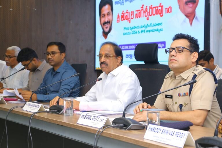 Agriculture Minister Tummala Nageshwara Rao