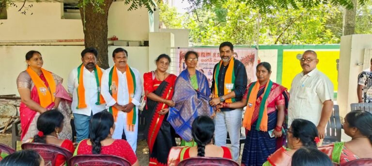 BJP District Unit President Ganta Ravi Kumar