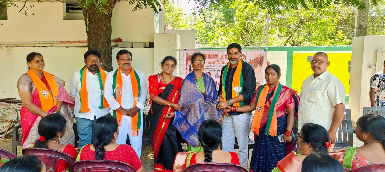 BJP District Unit President Ganta Ravi Kumar