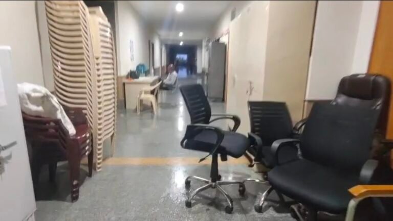 Court seized furniture at Jangaon District Agriculture office