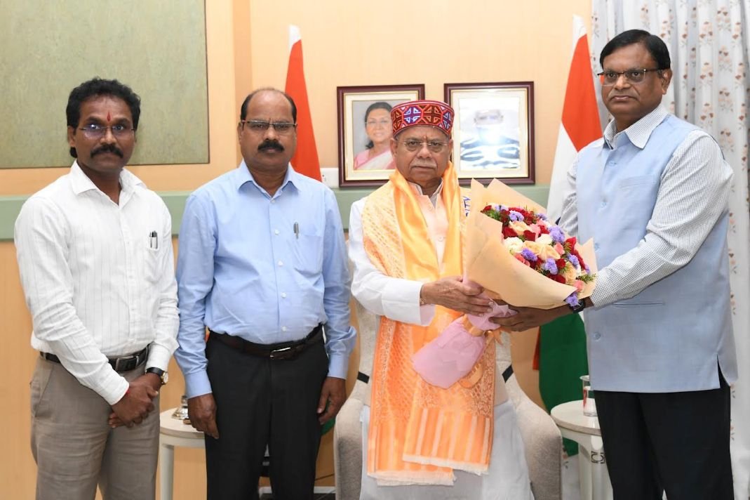 KU VC met Telangana Governor