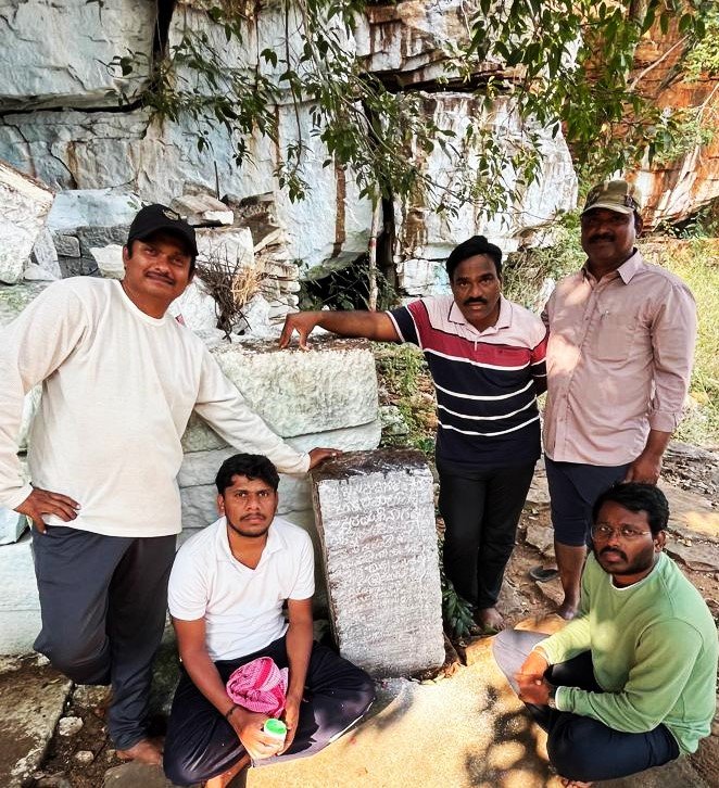 Members of the Vedadri Nallagorla Trekking Team