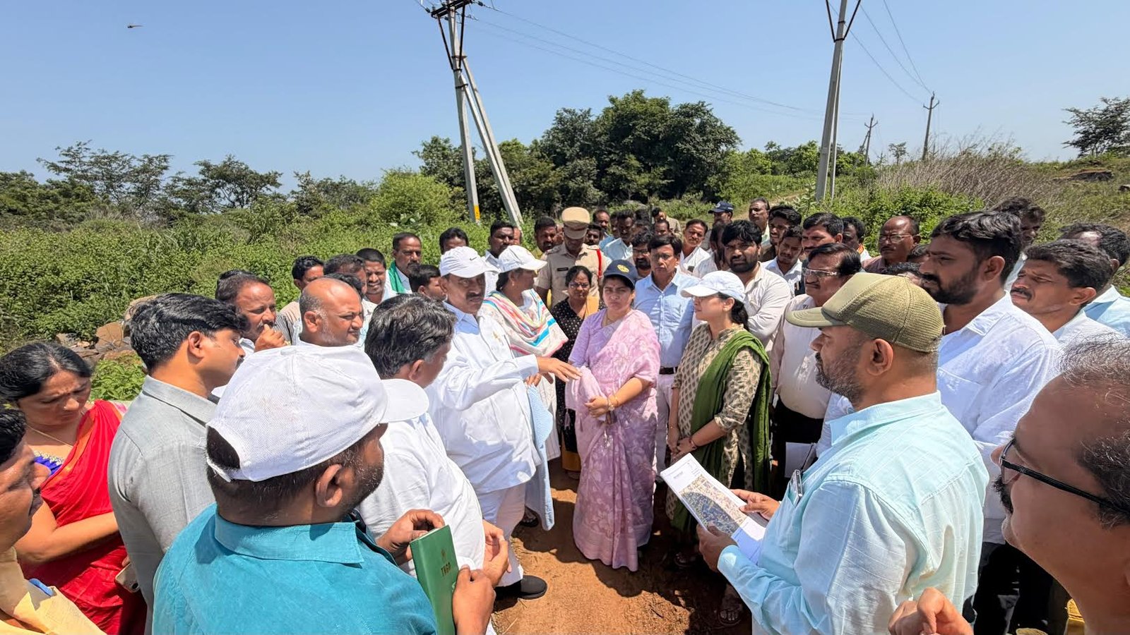 Parkal MLA and Warangal Collector