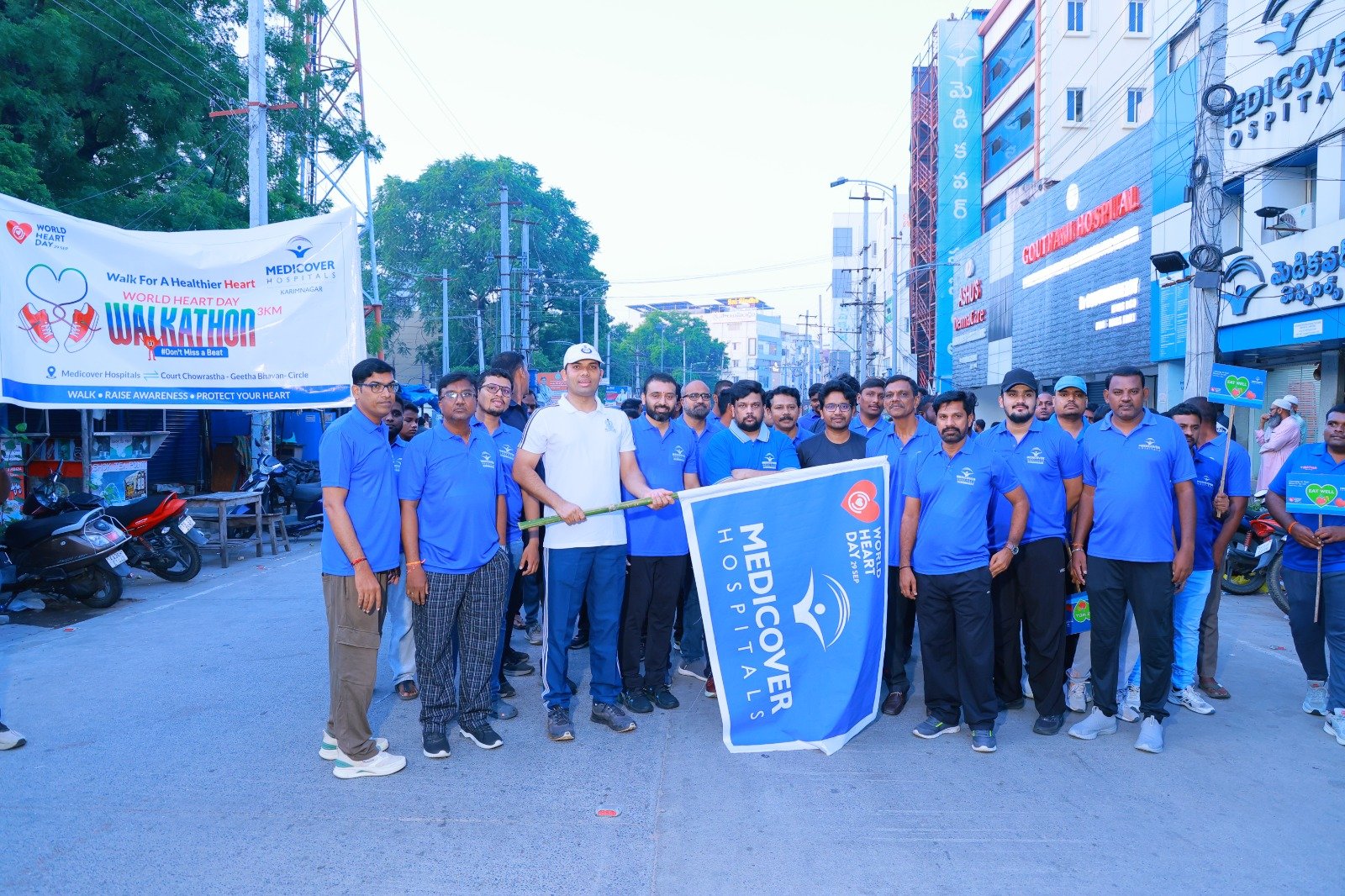 Walkathon organized by Medicover Hospital