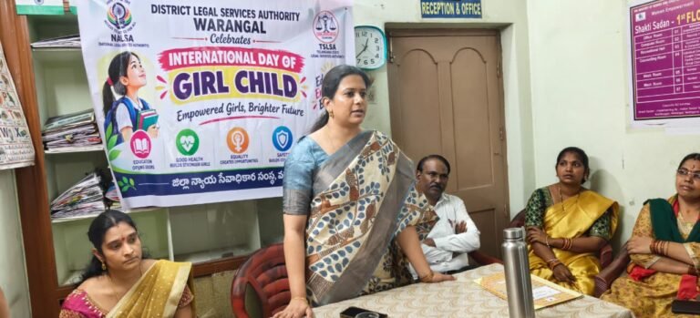 DLSA Secretary and Judge Kandukuri Pooja