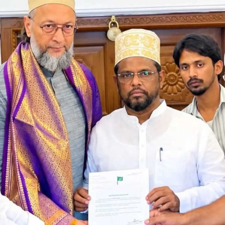 MIM leader Gulam Ahmed Hussain