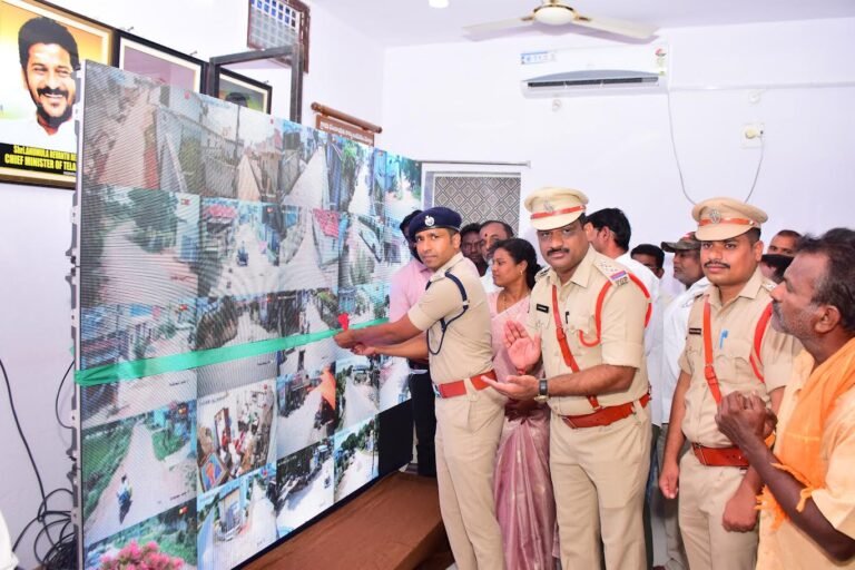 SP Ashok Kumar inaugurarted CCTV cameras