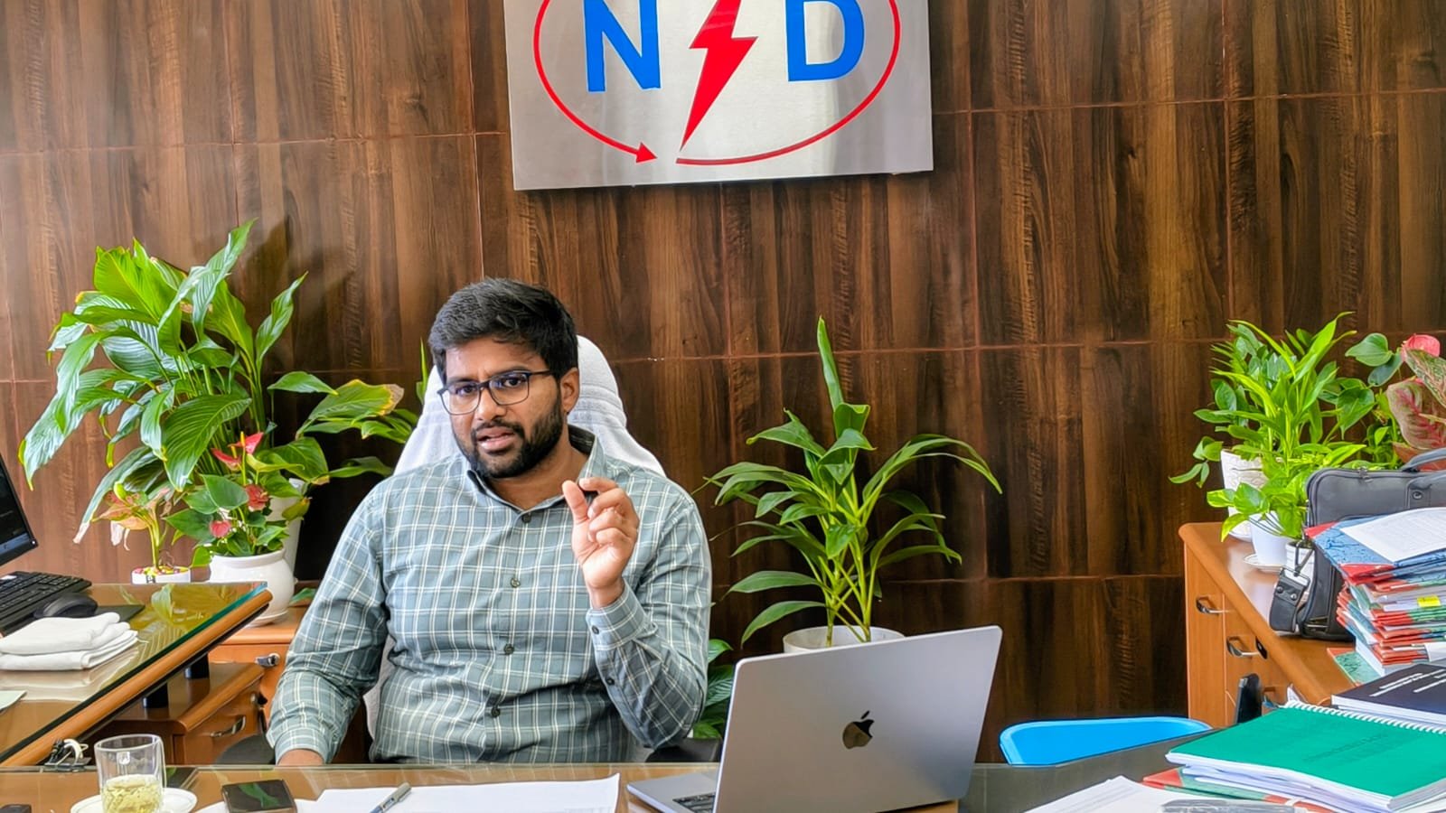 TGNPDCL Chairman and Managing Director (CMD) Karnati Varun Reddy